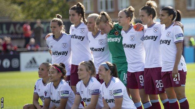 West Ham United Women team photo