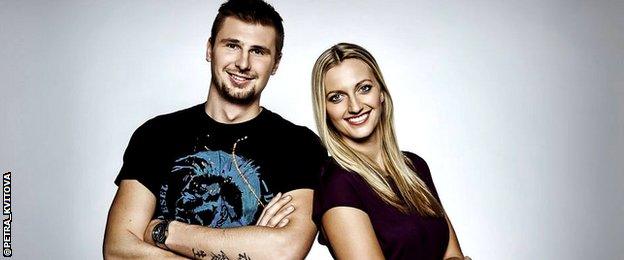 Radek Meidl and Petra Kvitova