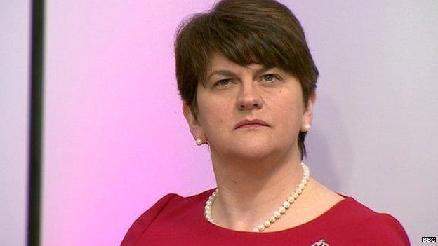 Arlene Foster of the DUP