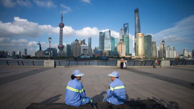 Shanghai skyline