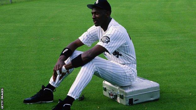 Michael Jordan, baseball