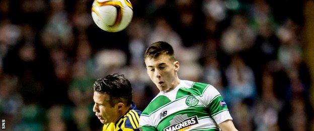 Robin van Persie and Kieran Tierney