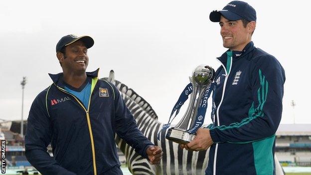 Angelo Mathews and Alastair Cook