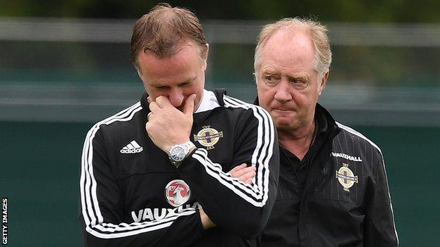 Northern Ireland management duo Michael O'Neill and Jimmy Nicholl