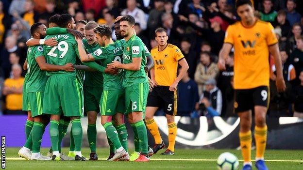 Watford celebrate a goal