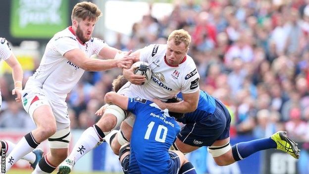 Roger Wilson produced an impressive final appearance for Ulster before his retirement