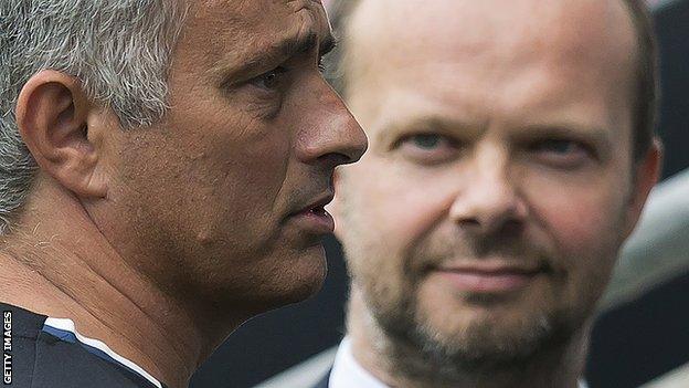 Jose Mourinho and Ed Woodward