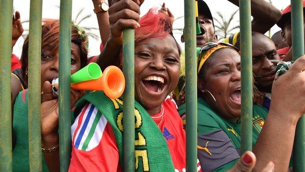 Cameroon football fans