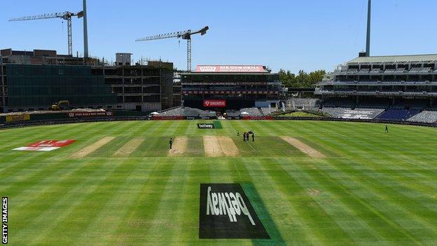 The pitch at Newlands