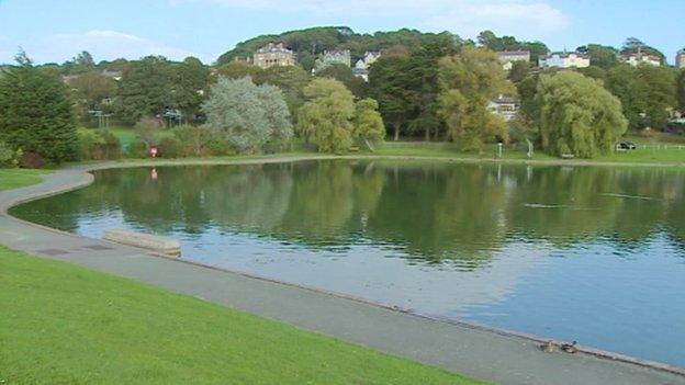 The Lake Grounds in Portishead