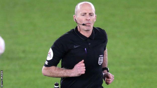 Referee Mike Dean