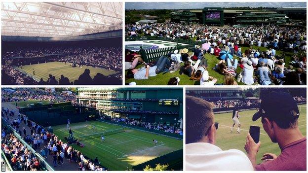 Courts at Wimbledon