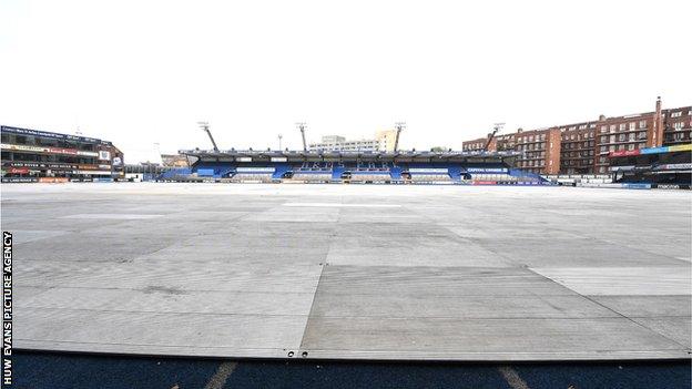 The transformation of Cardiff Arms Park after it became a supporting base for the Dragon's Heart Hospital at the Principality Stadium