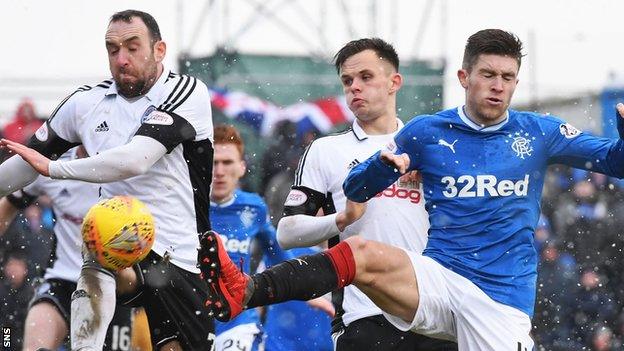 Ayr United played Rangers in the Scottish Cup last season