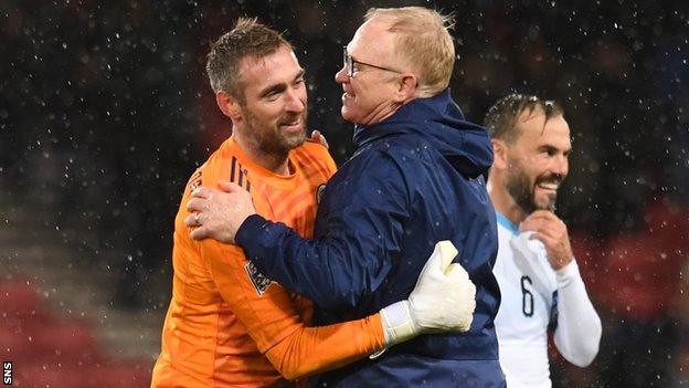 Allan McGregor and Alex McLeish