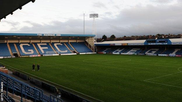 Gillingham's Priestfield Stadium