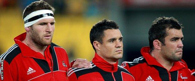 Kieran Read, Dan Carter, Corey Flynn