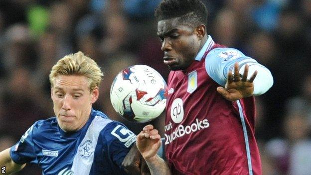 Aston Villa team captain Micah Richards
