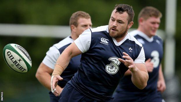 Cian Healy has been stepping up his training in recent weeks