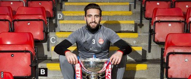 Aberdeen defender Graeme Shinnie