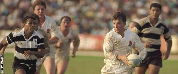 England v Fiji in 1991