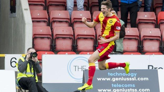 Partick Thistle midfielder Blair Spittal