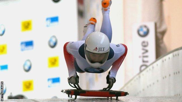 British skeleton athlete Laura Deas