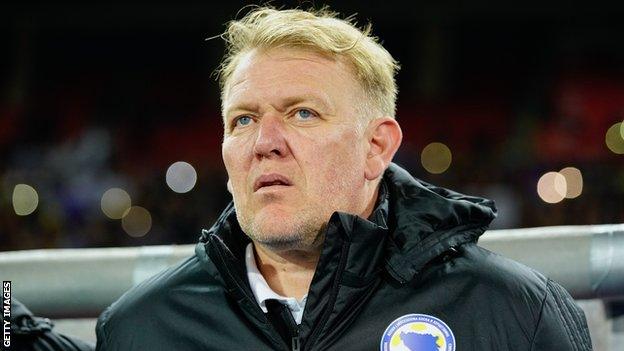 Robert Prosinecki guided Bosnia-Herzegovina to two victories over Northern Ireland in the Nations League last year