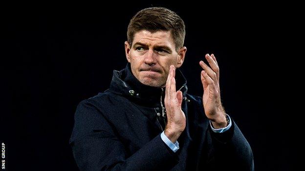 Rangers manager Steven Gerrard