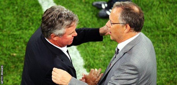 Guus Hiddink and Lars Lagerback