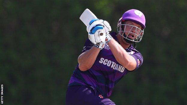 Scotland batter George Munsey hit 67 from 41 balls