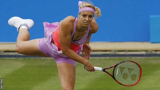 Lisicki won the Birmingham tournament in 2011