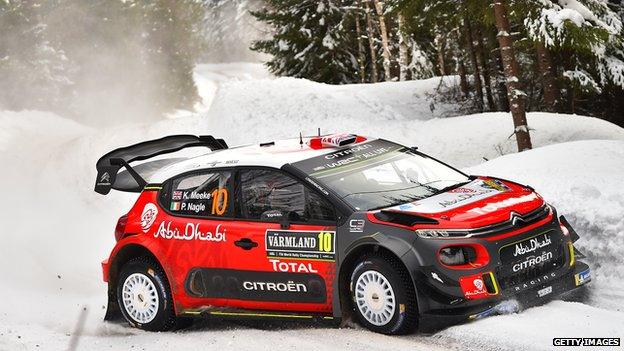 Kris Meeke in Rally Sweden