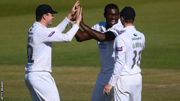 Hampshire celebrate