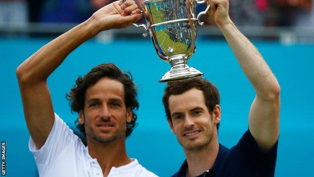 Feliciano Lopez and Andy Murray