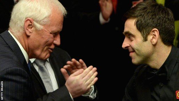 Barry Hearn and Ronnie O'Sullivan