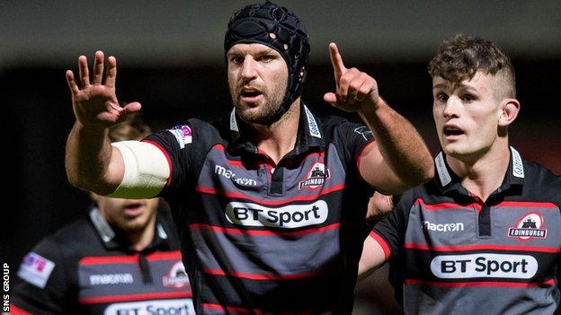 Fraser McKenzie takes over from Magnus Bradbury as Edinburgh captain