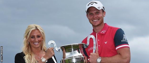 Danny Willett and wife Nicole