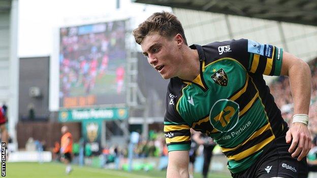 Tommy Freeman scored his three tries either side of half-time to ensure a dominant Northampton Saints win over the Newcastle Falcons