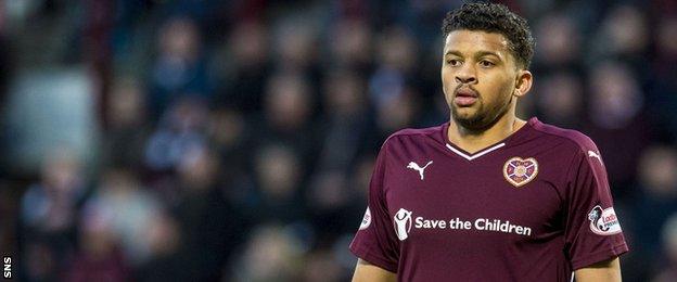 Hearts forward Osman Sow