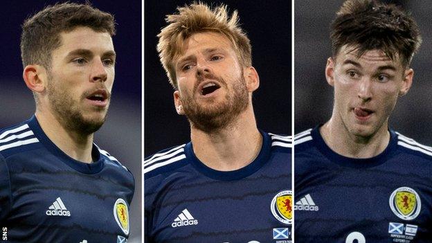 Ryan Christie, Stuart Armstrong & Kieran Tierney