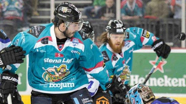 James Desmarais was on target as Belfast beat Dundee 5-2