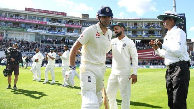 England's Alastair Cook