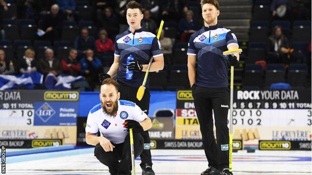 Scotland's men beat Italy but lost to Russia on Wednesday at Braehead Arena