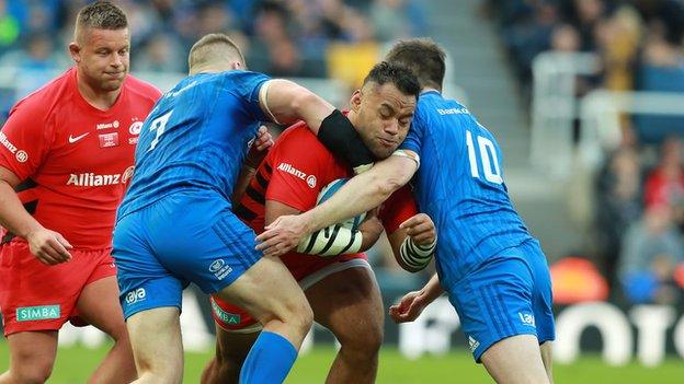 Leinster and Saracens in European action