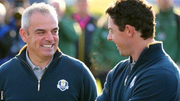 Paul McGinley hinted Rory McIlroy's position on competing at the Olympics 'changed' in the last 10 days