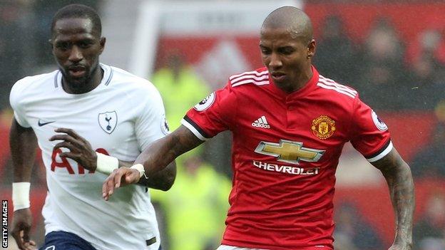 Ashley Young has been deployed as a wing-back for Manchester United this year