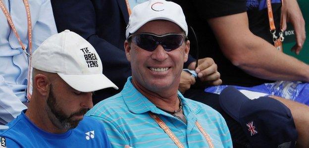 Jamie Delgado and Ivan Lendl