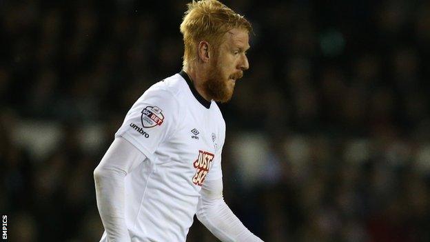 Derby defender Zak Whitbread