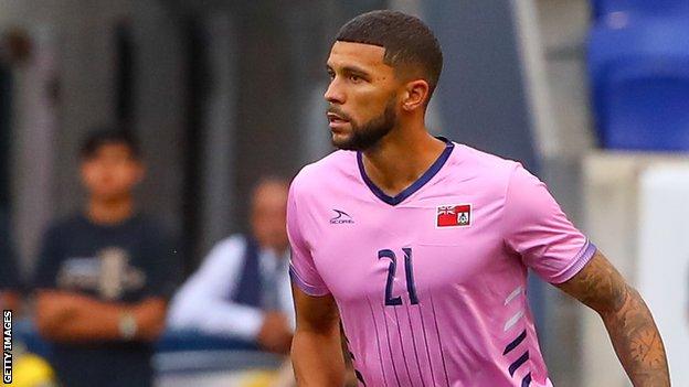 Nahki Wells in action for Bermuda